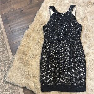 Beth Bowley Black Sheath Cocktail Dress